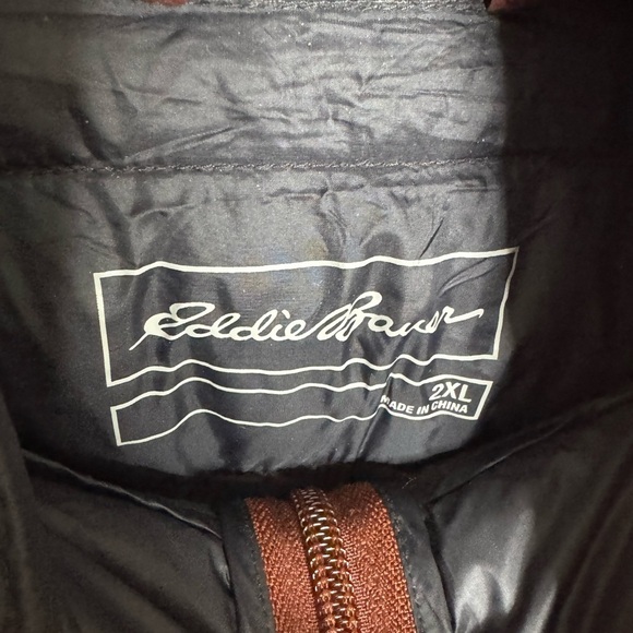 Eddie Bauer Women's Quilted Down Zip Up Jacket size 2XL - Picture 5 of 8